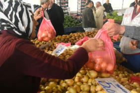 Haymana'da kuru soğan kilosu 5 lira oldu
